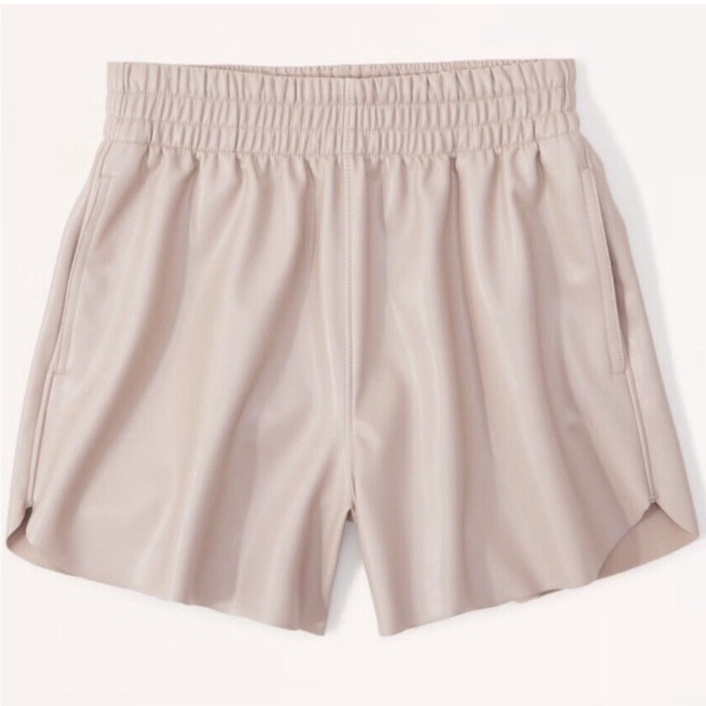 Abercrombie & Fitch Vegan Leather Shorts